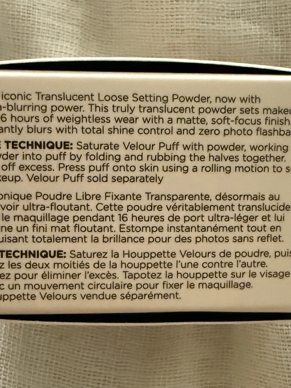 Laura Mercier Ultra-Blur Translucent Honey Loose Setting Powder 6g New